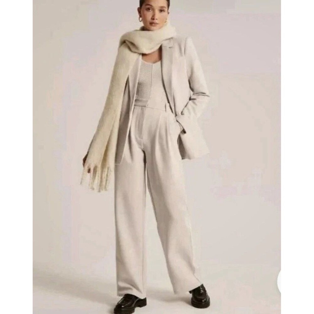 Women's Abercrombie & Fitch Sloane Tan Tailored Wide Leg Pant 29/8 - Picture 1 of 13